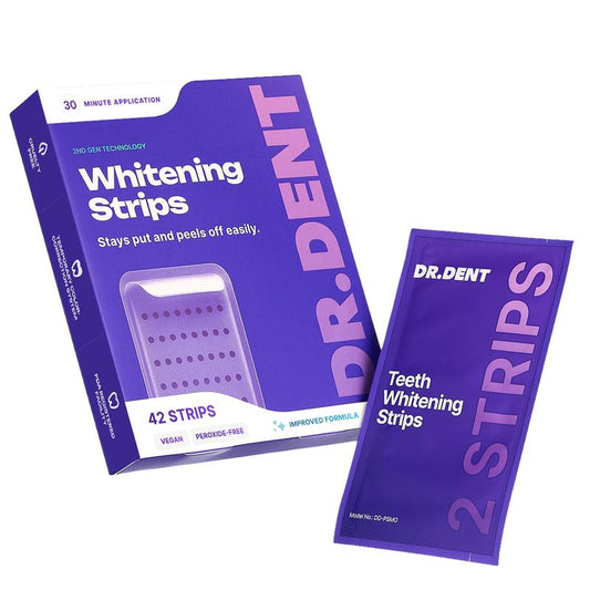 Cintas Blanqueadoras Dentales Dr Dent Whitening Strips